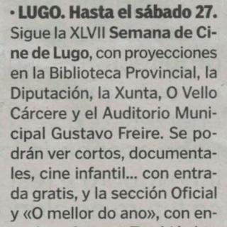 La Voz de Galicia (23/09/2025)