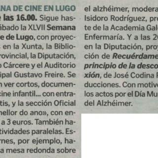 La Voz de Galicia (26/09/2025)